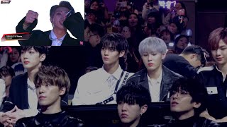 181214 Wanna One  Seventeen reaction to ORUL82 LY Remix  MAMA [upl. by Niaz]