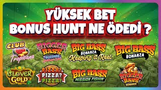 SLOT OYUNLARI BIG BASS SERİSİ  YÜKSEK BET BONUS HUNT NE ÖDEDİ  slotoyunları casino slots [upl. by Hayn892]