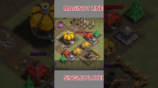 SINGLE PLAYER  MAGINOT LINE  CLASH OF KH clashofkh clashofclans 3star coc maginotline th4 [upl. by Winson]