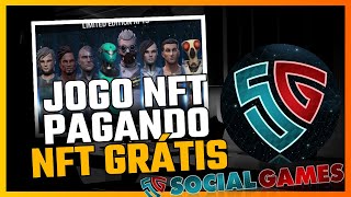 SOCIAL GAMES  JOGO NFT PAGANDO E COMO PEGAR SUA NFT 100 GRÃTIS E GANHAR MATIC [upl. by Ayokahs]