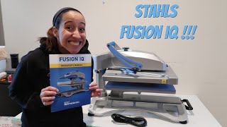 Unboxing My NEW Stahls Fusion IQ Heat Press Testing it For The 1st Time Etsy Seller [upl. by Kryska991]