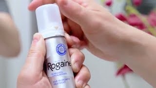 How To Exactly Apply RogaineMinoxidil For Proper Hair Growth Foam  How I Do it [upl. by Crockett603]