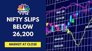 Market Fails To Hold Intraday Record Levels Nifty Gives Up 26200 [upl. by Shandy]