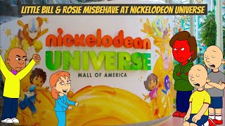 Little Bill amp Rosie Misbehave at Nickelodeon UniverseGrounded [upl. by Rye]