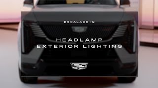 ESCALADE IQ Headlamp and Exterior Lighting  Cadillac [upl. by Sasnett954]