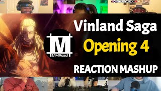 Vinland Saga Opening 4  Reaction Mashup [upl. by Anaahs]