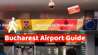 Bucharest Airport Henri Coandă Romania Travel Guide 1 [upl. by Mauchi]