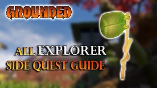 GROUNDED All Explorer Side Quest Guide With TIMESTAMP Each Side Quest [upl. by Yanel789]