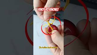 ‌⚠️ Knot to Know 🪢 The button knot method is simpleampstrong diy knot rope knot2know camping [upl. by Zzabahs948]