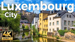 Luxembourg City Walking Tour 4k Ultra HD 60fps – With Captions [upl. by Imre931]