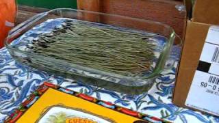 Pine Needle Basket Making 1 [upl. by Bakemeier]