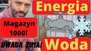 Energia Off Grid 52🛑Zawór zwrotny w zbiorniku💧mauzer🎯na wodę deszczową⛈pompa🛑 hydrofor🛑bufor🛑mróz ❄ [upl. by Jackquelin]