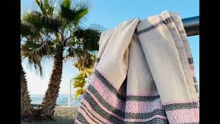 Hamamdoek Hammamtowel Coconut Hamamtuch Coconut [upl. by Katerina]