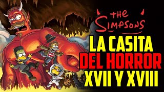 Los Simpson  La Casita del Horror XVII y XVIII [upl. by Yntirb622]