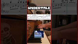 Snowdin Undertale piano sheet music piano cover music undertale nintendo winter retrogaming [upl. by Drahsir150]