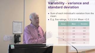 Variability range quartiles variance SD Part 2 of 2 on Central Tendency Variability and Charts [upl. by Imuyam]