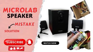 Microlab M108 Speaker Repair Mistakes You MUST Avoid amp Earn Money  Created by Afjal Hossain [upl. by Ignaz]