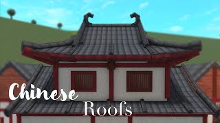 HOW to Make CHINESE ROOFS  Tutorial  Bloxburg [upl. by Odin]