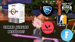 Asi funciona el ATHLON 3000G en 2023  CORRE FORNITE [upl. by Adnal]