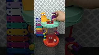 Red Purple Yellow owl shape sorter fun sound effect [upl. by Colbert393]