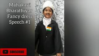 Mahakavi Bharathiyar fancy Dress Competition speech part 2Gain knowledge [upl. by Kenwood]