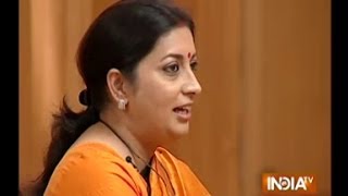 Smriti Irani on Rahul Gandhi vs Modi in Aap Ki Adalat [upl. by Ahseal]