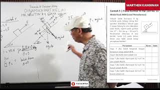 Dinamika Partikel  Bersama Marthen Kanginan Pertemuan 11 part 1 [upl. by Iam]