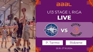 Porvoon Tarmo 2012 vs Ridzene 2012  BBBL Boys U13 [upl. by Maxia52]