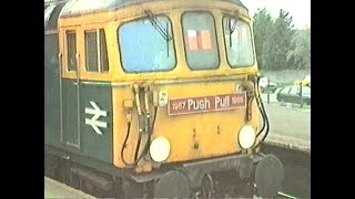 Full Version of Class 331 PushPull Farewell Railtour 1988 Southern Branch lines [upl. by Nyram]