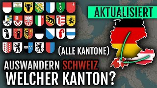 Auswandern Schweiz  Welcher Kanton ALLE Kantone 🇨🇭 [upl. by Kutzer]