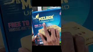 Melbon universal hd set top box unboxing melbourne hd ddfreedish movies [upl. by Rostand805]