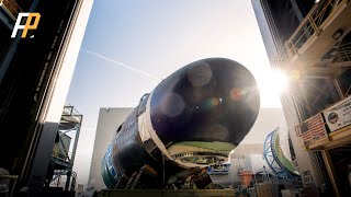 US Navys VirginiaClass Submarine Massachusetts Launched [upl. by Itoc46]