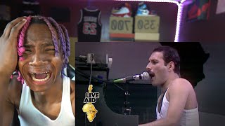 FIRST TIME HEARING Queen  Bohemian Rhapsody Live Aid 1985 REACTION [upl. by Dorren]