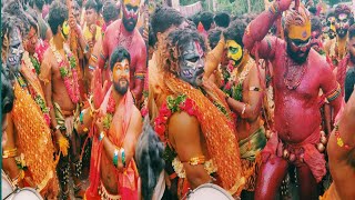 Pothuraaju dances In Golconda Bonaalu 2024 pothraaju theenmar dance 2024 in hyderabad [upl. by Avahc]