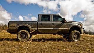 2011 Ford F250 Super Duty offroad and mudding at Mt Carmel [upl. by Affra]