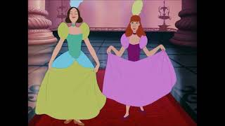 Anastasia and Drizella big bustles  Cinderella 1950 [upl. by Novyaj]