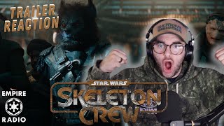 Skeleton Crew Official Trailer REACTION  Drew [upl. by Kcin]