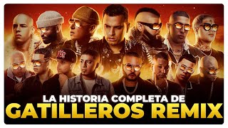 La HISTORIA COMPLETA de GATILLEROS REMIX 🔥 [upl. by Armilda]