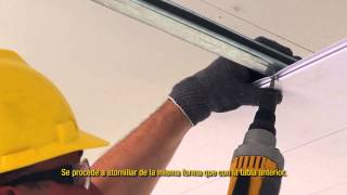 Instalación de un Cielorraso de PVC Perfilplas® [upl. by Anelle]