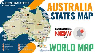 States and Territories of Australia Australia Map Australia Political amp Administrative Map [upl. by Retloc]