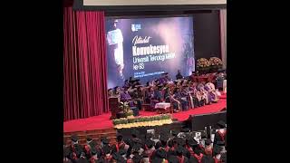 Lagu Uitm Di Hatiku konvokesyen UITM Kali ke93 [upl. by Nnaitak]