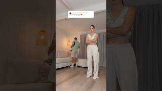 KEEP UP DANCE IS OUR NEW FAVORITE 🤩  dance trend viral couple funny shorts [upl. by Nerrat]