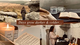 Autumn to Winter transition in English countryside  Cozy rituals Dartmoor easy curry UK vlog [upl. by Alyek]