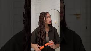 Curling Box Braids [upl. by Gavra]