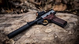 Suppressed Browning Buckmark SilencerCo Sparrow 22 supersonic ammo [upl. by Zack]