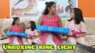 unboxing ring light drama shoot unboxing unboxingvideo helloprisha [upl. by Mischa251]