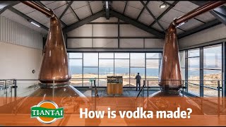 How is vodka made vodka distillery distillation whiskey whisky [upl. by Widera]