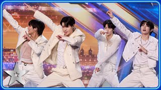 Kpop boyband BLITZERS 블리처스 cover Shawn Mendes hit  Auditions  BGT 2024 [upl. by Atirihs]