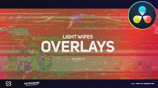 Wipe Light Overlay Pack ★ DaVinci Resolve Templates ★ [upl. by Vergil]