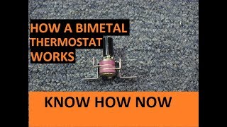 How Does a Bimetal Thermostat Work [upl. by Akeme]